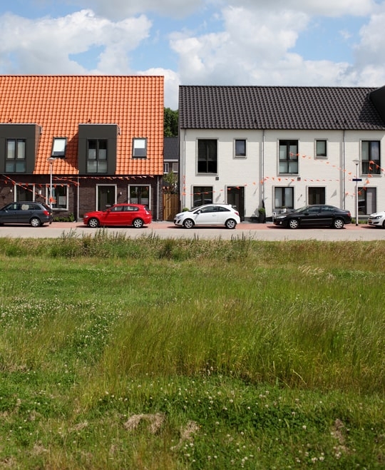 Baugrundstück in Wohnhaussiedlung